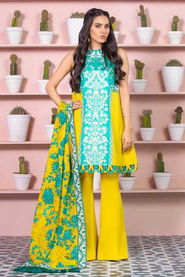 Alkaram 2 Piece Printed Lawn Suit With Dooria Lawn Dupatta 24066 Summer Lawn Collection 2020 | Alkaram Summer Lawn